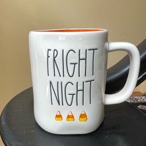 Rae Dunn Artisan by Magenta Fright Night Halloween Coffee Mug w/Candy Corn Icon